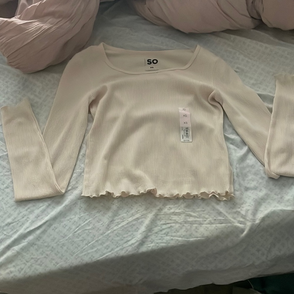 Cream long sleeve